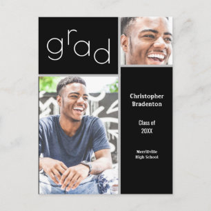 Examen 2 Foto Tillkännagivande Meddelande Vykort