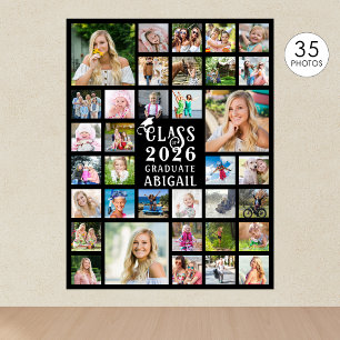 Examen 35 Fotokollage Klass år Avgångselev Poster