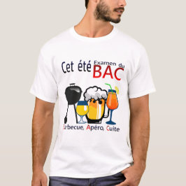 examen bac barbecue apero cuite alcool humour bier t shirt