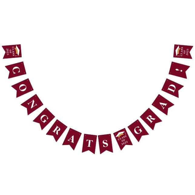 Examen Burgundy Examenfest 2026 Vimplar (Alla)