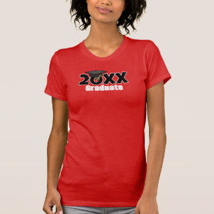Examen Dag År Examen Keps Svart Vit Akademiker T Shirt