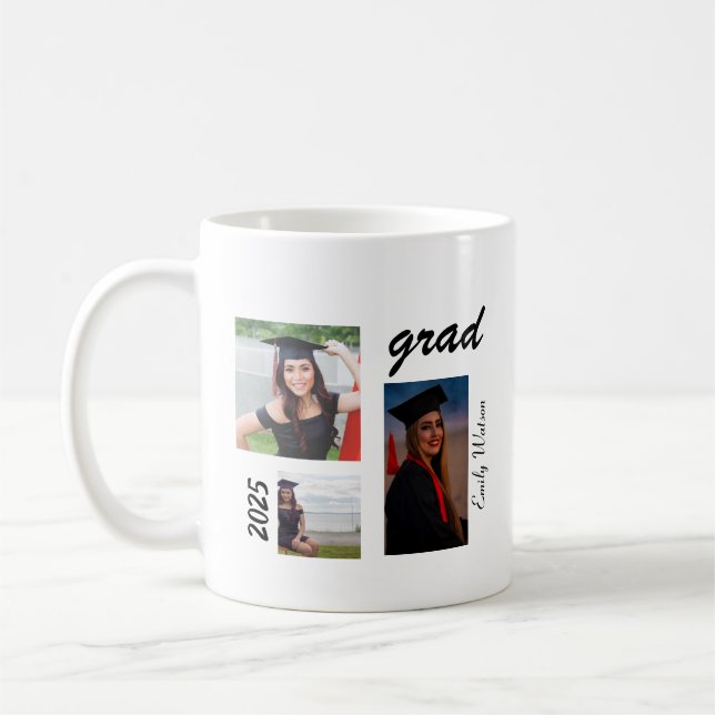 Examen Examensfeiring 2025 personlig Kaffemugg (Vänster)