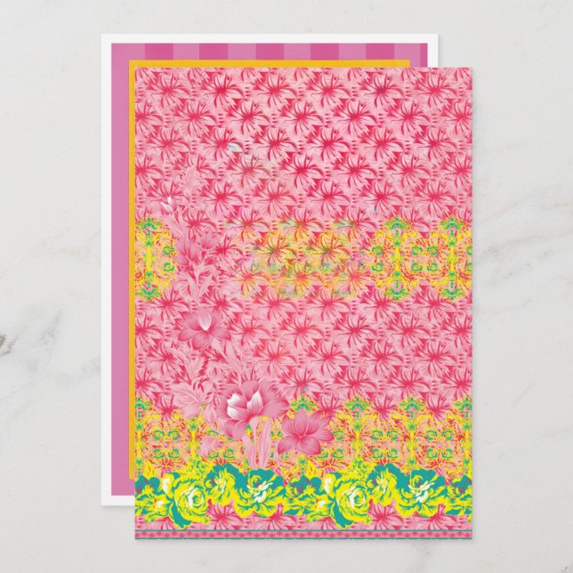 Examen-, fest- och livshändelseinbjudningskort meddelande (Fram/baksida)