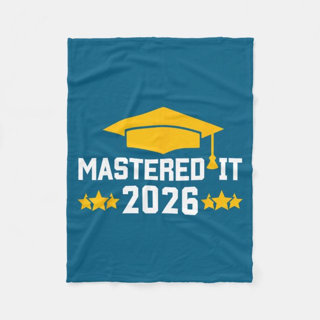 Examen Filosofie Master Magister Behärskade Det De Fleecefilt (Framsidan)