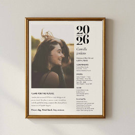 Examen Fotoaffisch Klass 2026 Poster