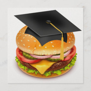 Examen Hamburger Inbjudningar