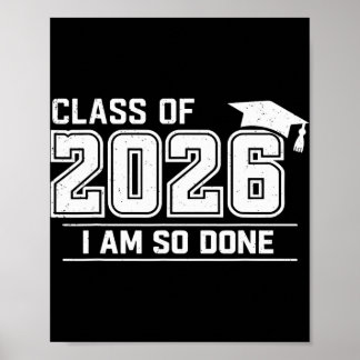 Examen klass 2026 Jag är så klar Doktorand Poster