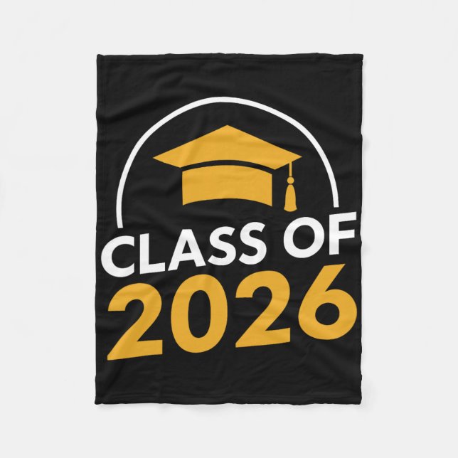 Examen Klass 2026 - Senior 2026  Fleecefilt (Framsidan)