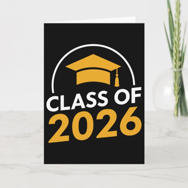 Examen Klass 2026 - Senior 2026  Kort (Framsida)