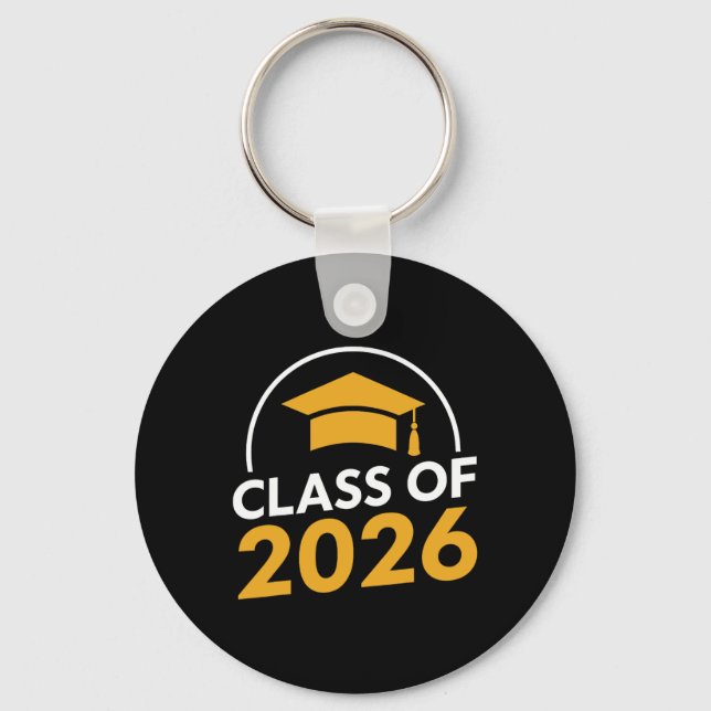 Examen Klass 2026 - Senior 2026  Nyckelring (Framsida)