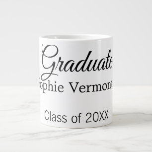 Examen namn årsklass 20XX grattis enkel minima Jumbo Mugg