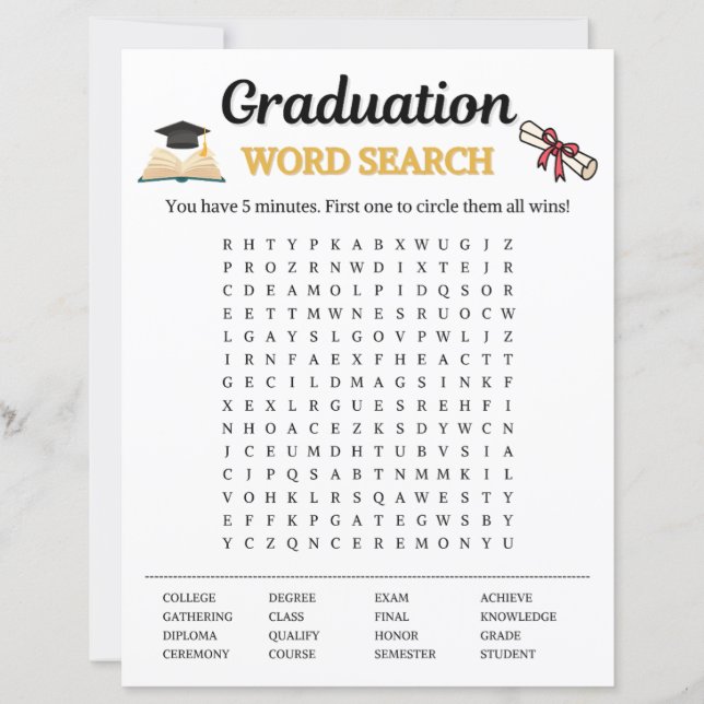 Examen Ord Sökande Spel (Framsida)