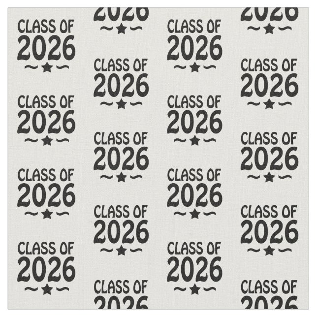 Examen Stjärna Klass 2026 Grad Tyg (Närbild)