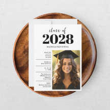 Examen Svart mössa och tofs Foto öppet hus