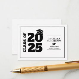 Examen Svart Tassel Examen Tilläggskort