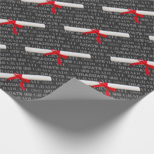 Examen svart tavla och diplom tema presentpapper