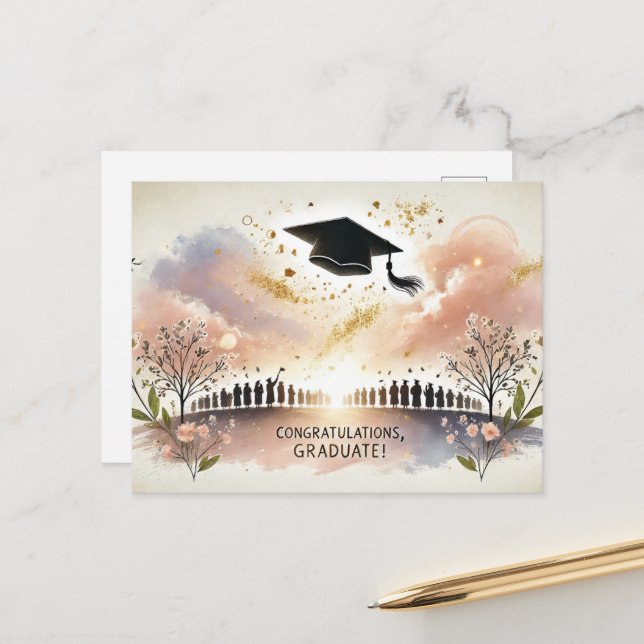 Examen Tacksamhetskort Vykort (Fram/Back In Situ)