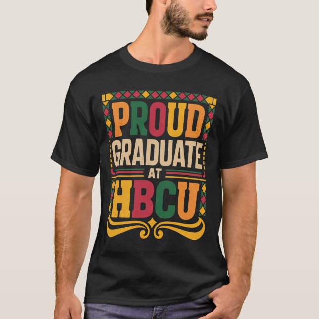 Examen vid Hbcu Juneteenth School Historisk Hbcu T Shirt (Framsida)