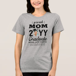 Examenfoto Examenklass År Stolt Mamma T Shirt
