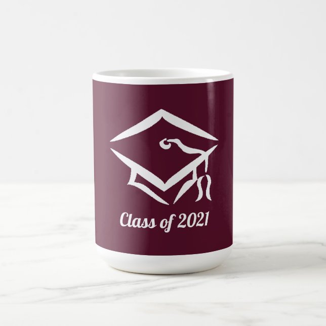 Examenklass 2021 BGYWHT Kaffemugg (Center)