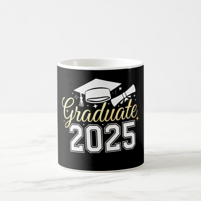 Examenklass 2025 examenstudent kaffemugg (Center)