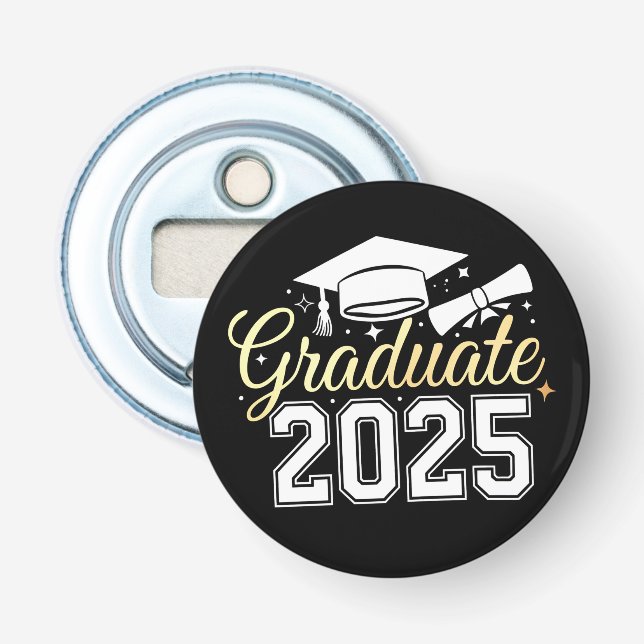 Examenklass 2025 Utexaminerad Flasköppnare (Framsidan)