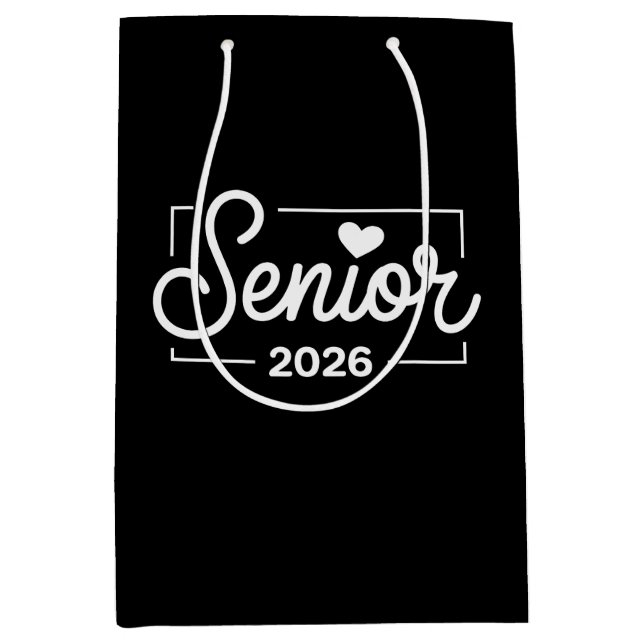 Examenklass 2026 Senior Heart Graduate (Framsidan)