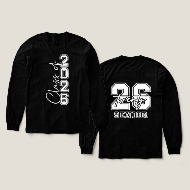 Examenklass 2026 t shirt (Design framsida och baksida)