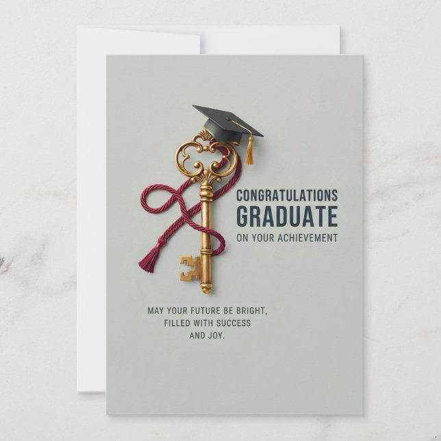 Examenkort | Grattis examen Inbjudningar (Framsida)