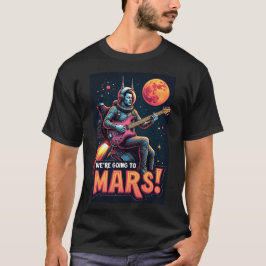 Examenpresenter Grafisk Design Vi Åker Till Mars T Shirt