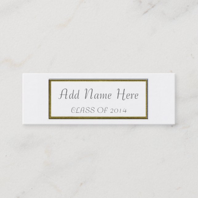 EXAMENS NAMNKORT (Framsida)