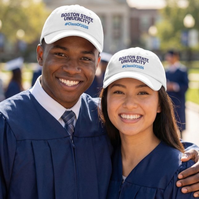 Examens Namnutexaminerad 2026 Hashtag Broderad Keps (Skapare uppladdad)