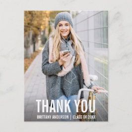 Examens tack modernt fotokort WBB Vykort