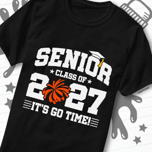 Examens Tid Citat Glädje Studentårskullen 2027 T Shirt