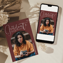 Examens välvd foto Examen inbjudan