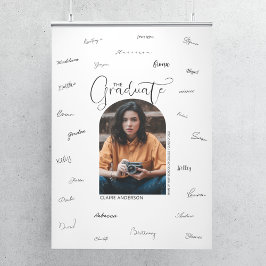 Examensbåge Foto Signatur för examen Poster