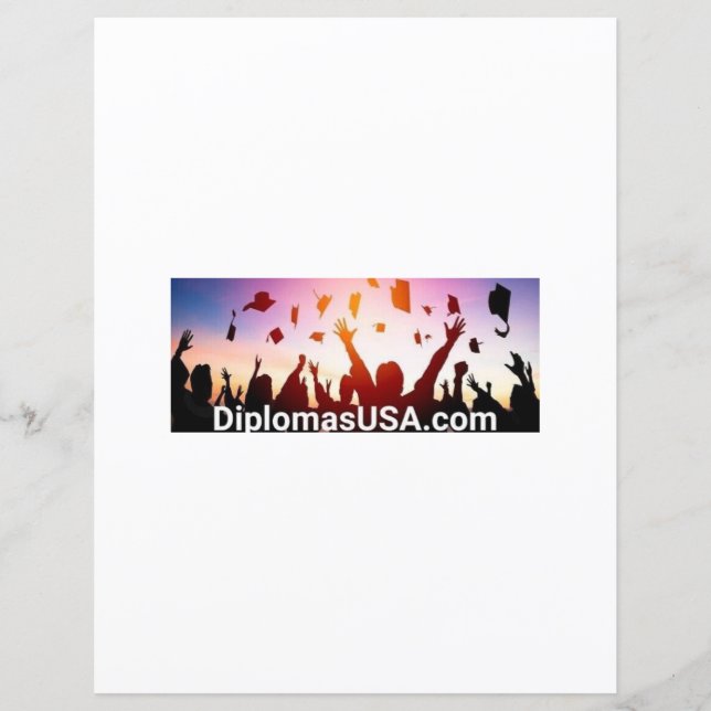 Examensbevis eller examensbevis för högskoleutbild (Framsida)