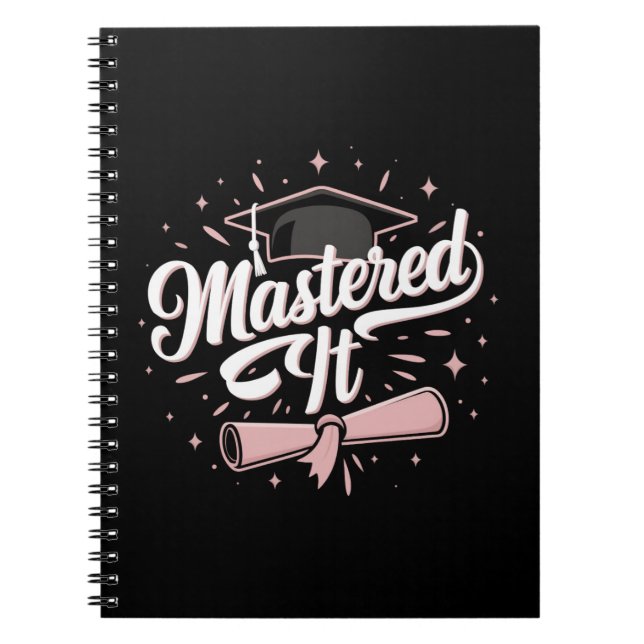 Examensbevis Masterexamen MBA Examen Anteckningsbok (Framsidan)