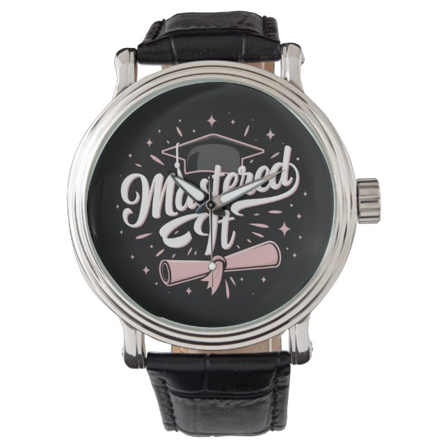 Examensbevis Masterexamen MBA Examen Armbandsur (Framsida)