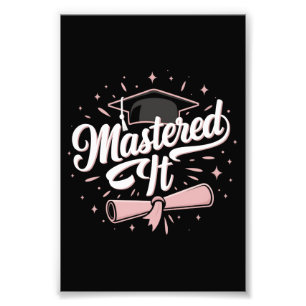 Examensbevis Masterexamen MBA Examen Fototryck