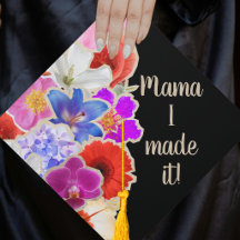 Examensblommor Kollage Trendig "Mamma jag klarade 