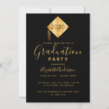 Examensfest toppdel svart guld 2026