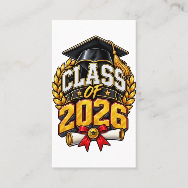 Examensfirande Design För Klass 2026 (Framsida)