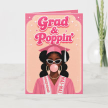 Examensfirande & Poppande Trendig Rosa Bubblegummi