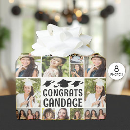 Examensfoto Collage Grattis Namn Klass År Presentpapper