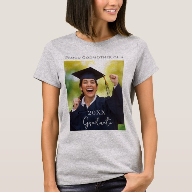 Examensfoto Stolt Gudmor T-Shirt (Framsida)