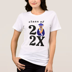 Examensfoto T-Shirt - Anpassat År Talar Hatt Tee