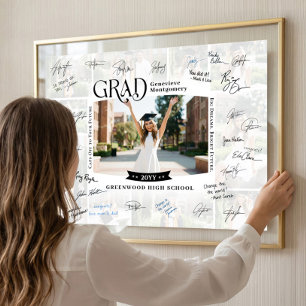 Examensgåva Gästsignering Foto Minnessgåva Poster