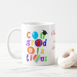 Examensgrattis typografi kaffemugg