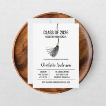 Examenshatt Tassel Foto